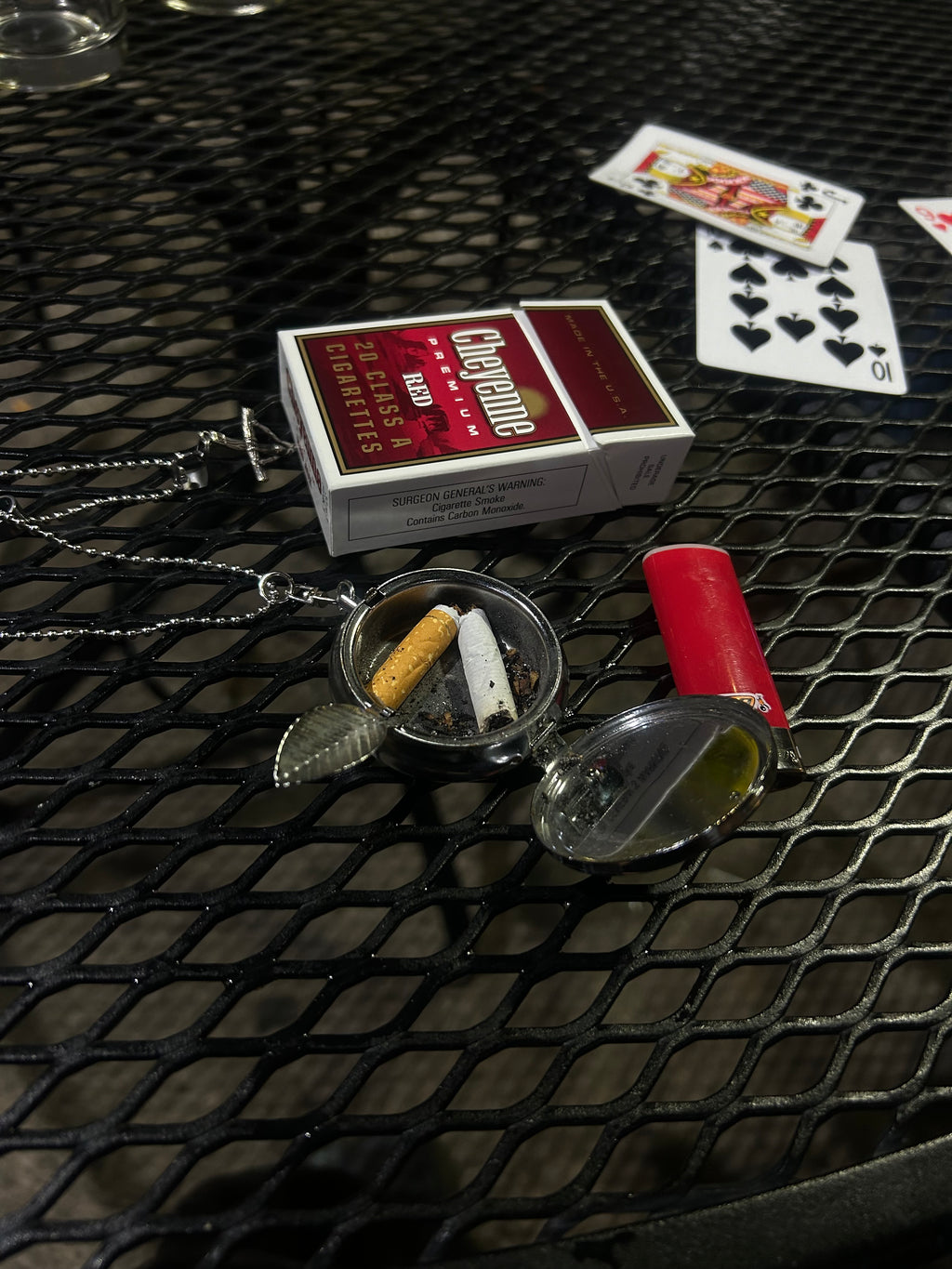ASH TRAY NECKLACE